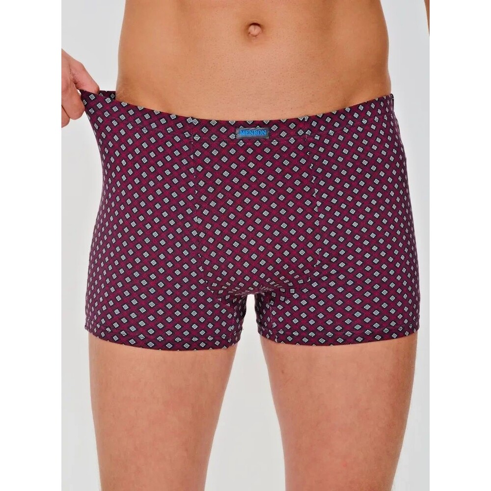 Men's XS Multicolor Print Trunks Underwear Trunk Boxer Briefs Soft Breathable